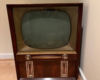 1956 Philco Microgid 390 Antique TV. NOSTALGIC Furniture piece. Not working. $25