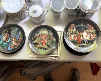 Decorative Russian plates $20 each