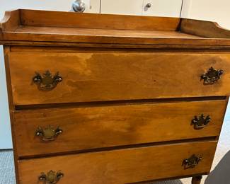 Dresser, 3-drawer colonial-style. 36”w x 34” h x 20” d, $35