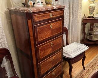 Marble top Chiffonier