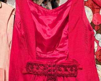 Detail back of 1960's Gown