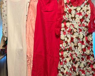 Selection of Vintage Dresses and Gowns - 1960's to 1970's