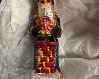Christopher Radko Wizard Ornament - tag on - $45