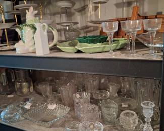 Vintage glassware