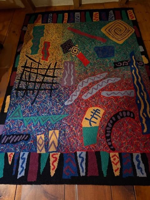 Keivan Woven Arts Vintage mid-century Scandinavian Swedish Rug