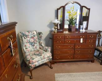 Lexington Dresser with triple mirror