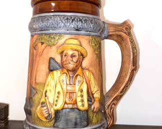 German beer stein