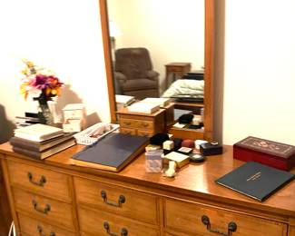 Dresser and mirror