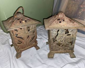 Cast iron lanterns