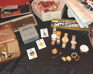 Lots of jewelry and watches