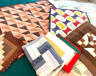 Quilt throws / pillow covers