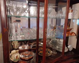 Glassware, china, etc