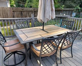 Outdoor patio set