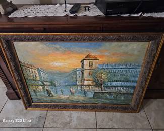 large retro art