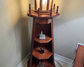 Light tower shelf