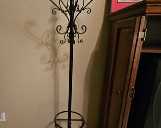 metal coat rack