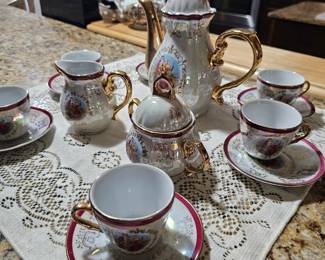 European coffee set