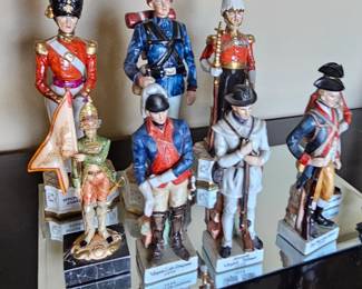 lots of histrocial figurines