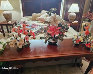 several jade trees