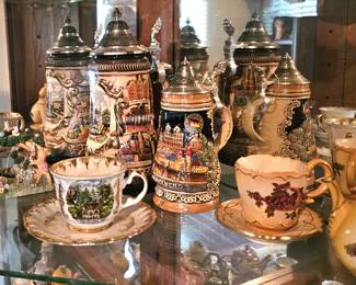 Beer Steins and cups