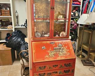 stunning Asian cabinet, vintage
