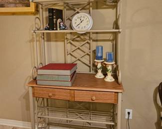 Bakers rack , great for kitchen or home office