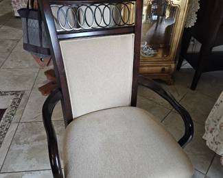 one of 6 dining room chairs