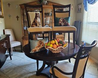 view into the dining room