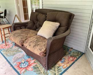 Back deck - settee with cushions