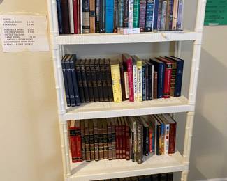 Books in master bedroom