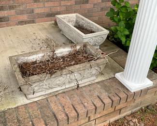 Front porch planters