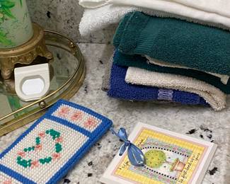 Hall bathroom items