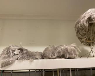 Master bath closet  - rest of wigs