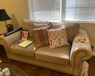 Love seat in master bedroom