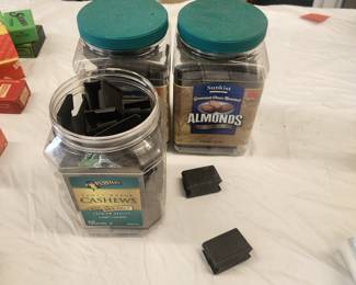 3 containers ammunition clips 