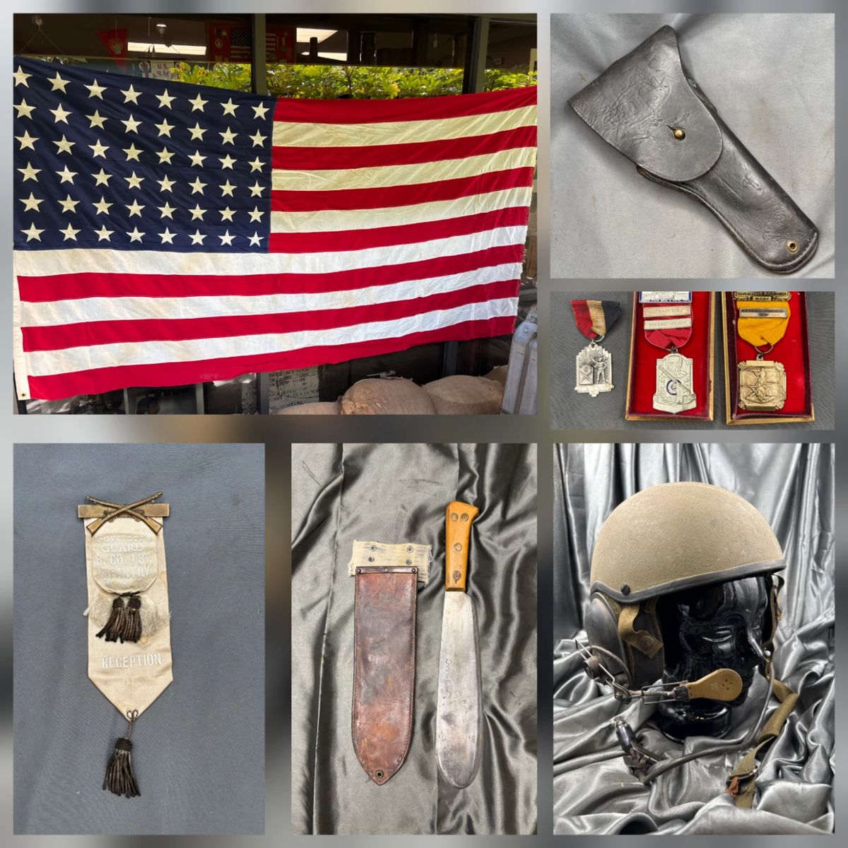More photos coming soon! Please visit our auction site to discover over 250 items ranging from the Civil War to modern day equipment! Our monthly auctions are curated for history collectors, historians, reenactors and those who just need solid gear to hike, hunt or airsoft!