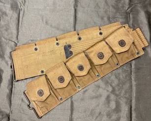 WWI US army cartridge belt