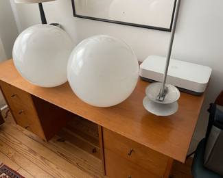 Kurt Versen lighting (desk not in sale).