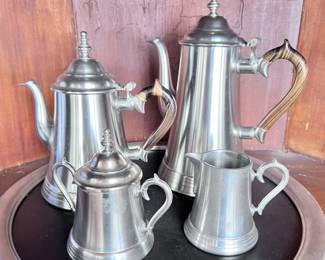 PEWTER TEA SET