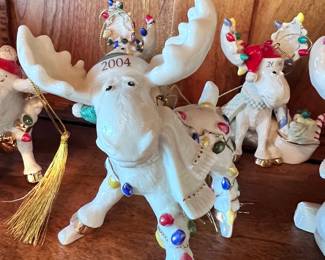 2004 MARCEL THE MOOSE LENOX ORNAMENT