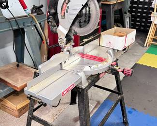 CRAFTSMAN COMPOUND MITER SAW AND STAND