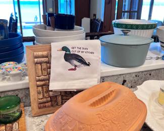 CERAMIC ROASTER - GET THE DUCK OUT OF MY KITCHEN LOL