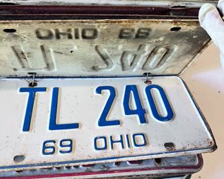 OLD LICENSE PLATES