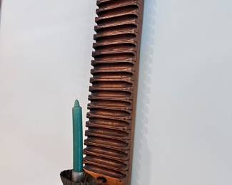 PRIMITIVE CIGAR MOLD SCONCE