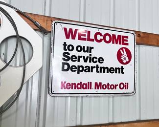 KENDALL MOTOR OIL SIGN