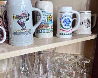 COLLECTION OF STEINS