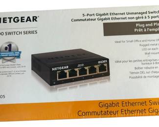 NEW Netgear 5Port Gigabit Ethernet Switch