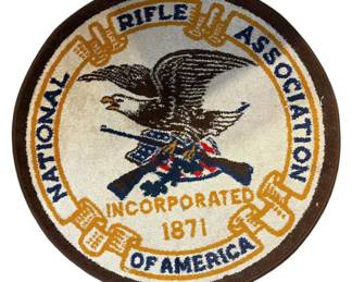 NRA Round Area Rug
