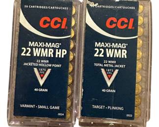 CCI Maxi Mag 22 WMR 40 Grain Ammo