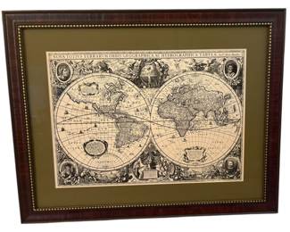 Nova Totius Terrarum Orbis World Map